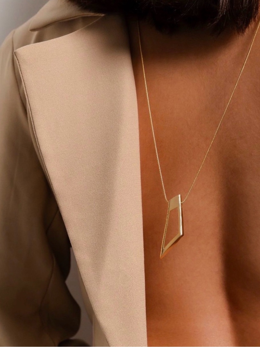 NEW Mayra Sartori 18K Gold Plated Eternity Long Necklace